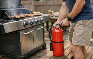 How to Choose the Right Fire Extinguisher for Summer Grilling