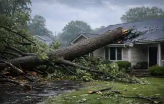 How to Handle a Tree Falling on Your Property During Spring Storms