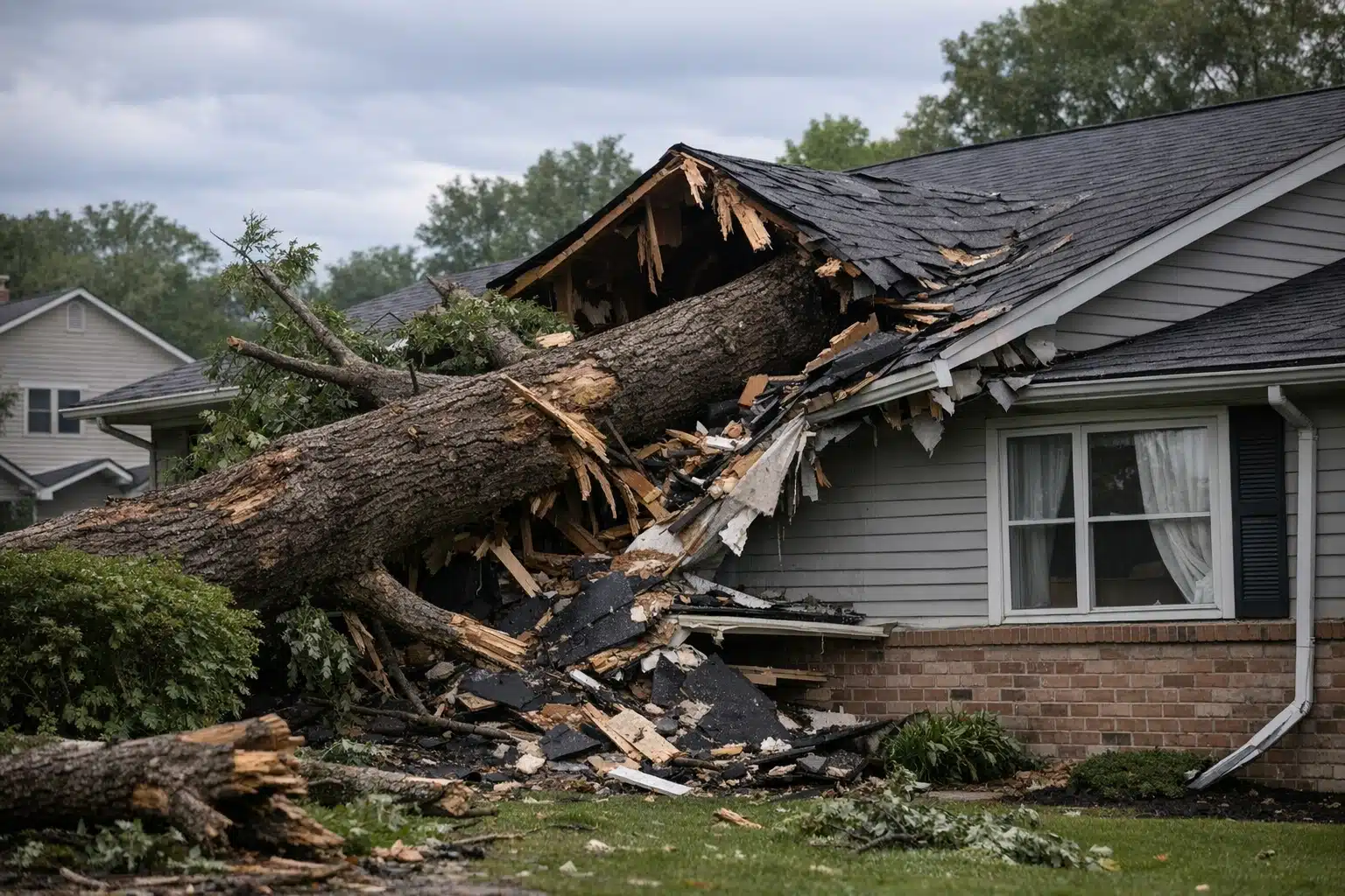 Immediate Steps to Take After a Tree Falls on Your House