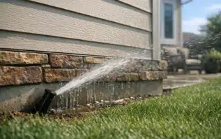 Preventing Water Damage from Summer Sprinklers